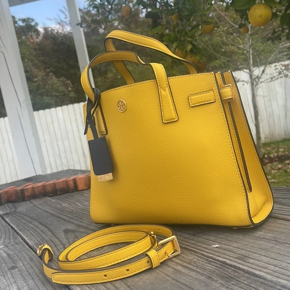 Tory Burch Small Walker Leather Satchel